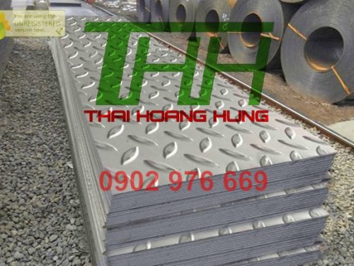 Tấm gân chống trượt 304 dày 5mm